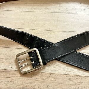 Torino camel leather belt size 34